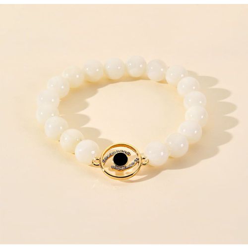 Bracelet perlé avec strass et œil - SHEIN - Modalova