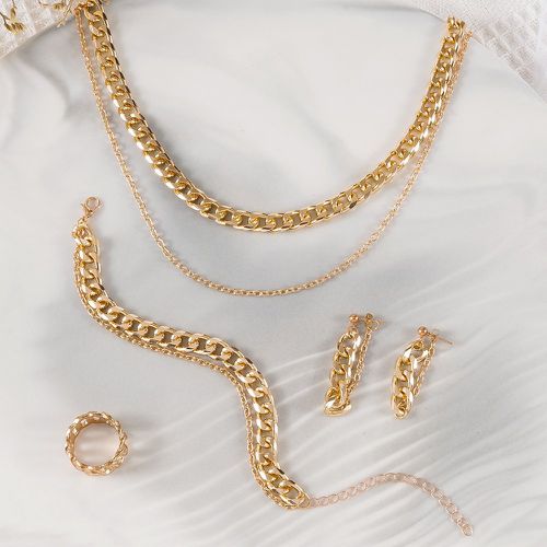 Pièces Set de bijoux à design chaîne - SHEIN - Modalova