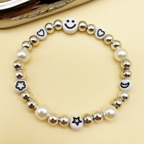 Bracelet perlé étoile & avec motif cœur - SHEIN - Modalova