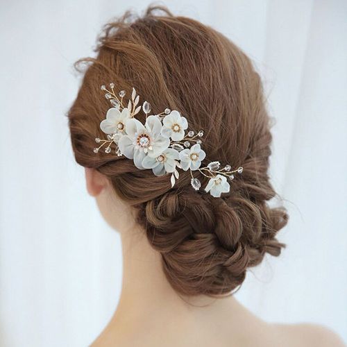 Épingle à cheveux perle & à fleur mariage - SHEIN - Modalova