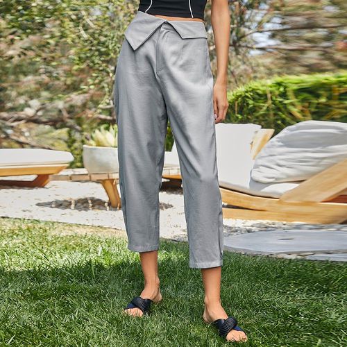 Pantalon tailleur taille asymétrique - SHEIN - Modalova