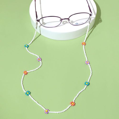 Chaîne de lunettes à fleur perlé - SHEIN - Modalova
