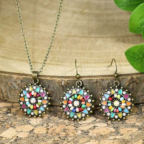 Pièces Set de bijoux à perles à fleur - SHEIN - Modalova