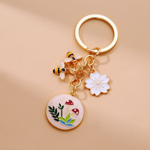 Porte-clés fleur & à breloque abeille - SHEIN - Modalova