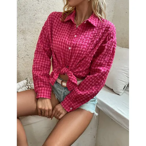 Chemise à carreaux - SHEIN - Modalova
