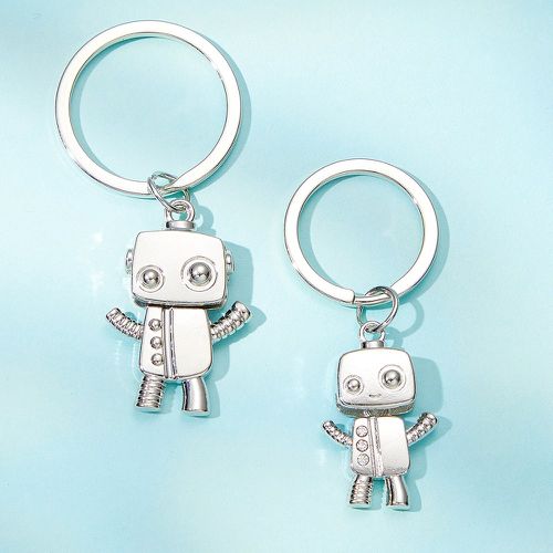 Pièces Porte-clés couple robot breloque - SHEIN - Modalova