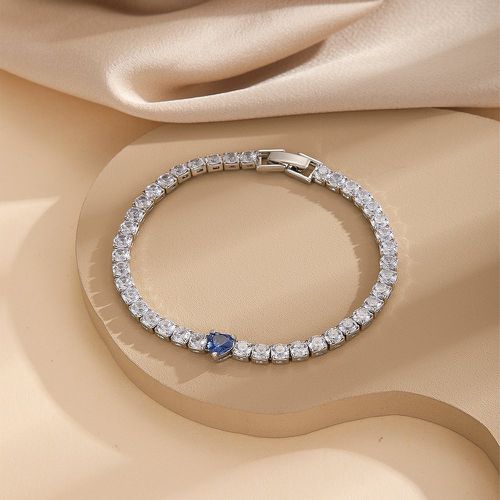 Bracelet à strass à détail cœur - SHEIN - Modalova