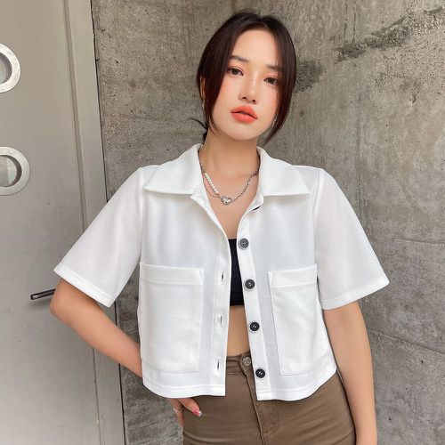 Chemise avec poches à bouton - SHEIN - Modalova