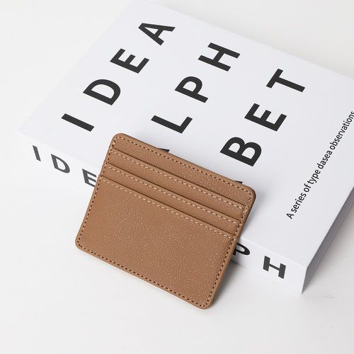 Porte-cartes minimaliste texturé - SHEIN - Modalova