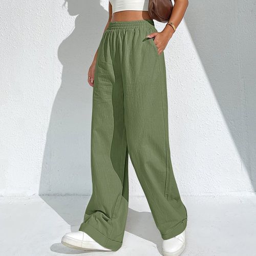 Pantalon ample à poches - SHEIN - Modalova