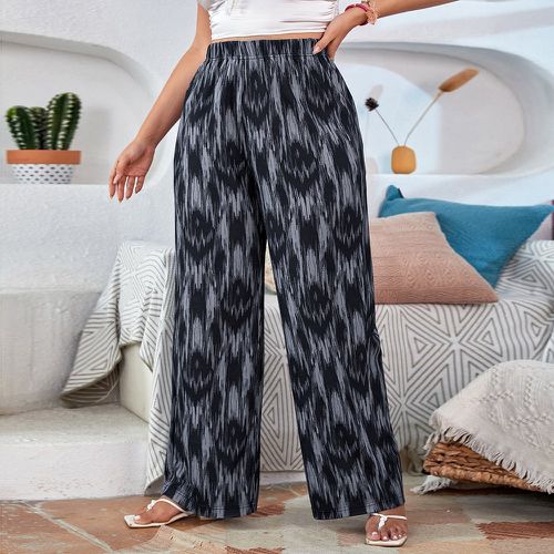 Pantalon ample à imprimé - SHEIN - Modalova