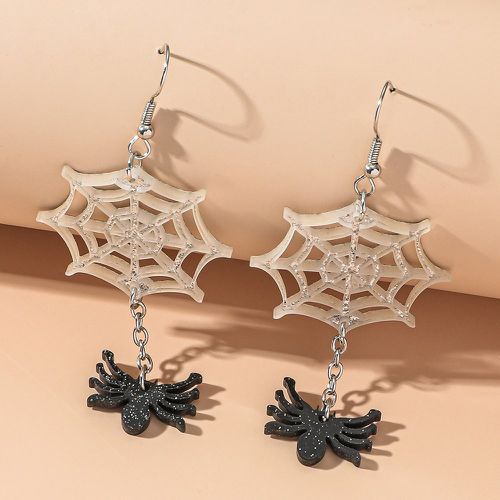 Pendants d'oreilles halloween araignée & toile d'araignée - SHEIN - Modalova