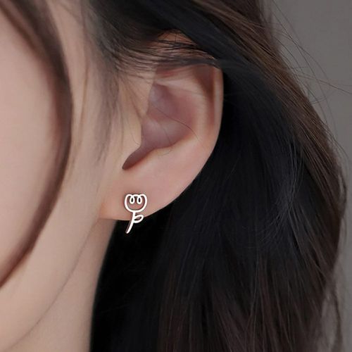 Clous d'oreilles à design fleur - SHEIN - Modalova