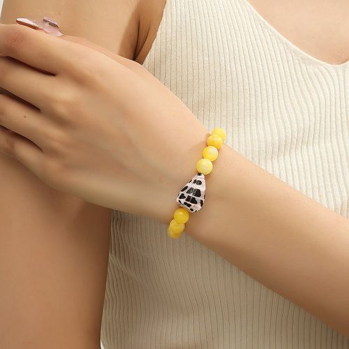 Bracelet perlé à détail conque - SHEIN - Modalova