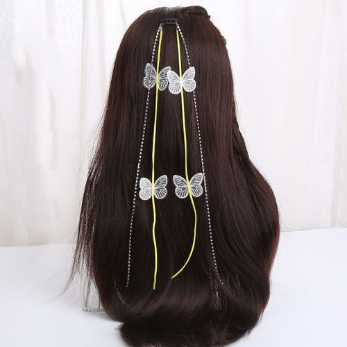 Épingle à cheveux à strass & à détail papillon - SHEIN - Modalova