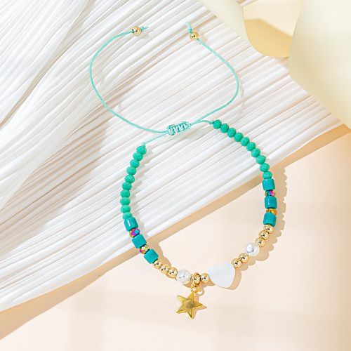 Bracelet perlé à breloque étoile à détail cœur - SHEIN - Modalova