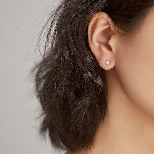 Clous d'oreilles à perle naturelle design - SHEIN - Modalova