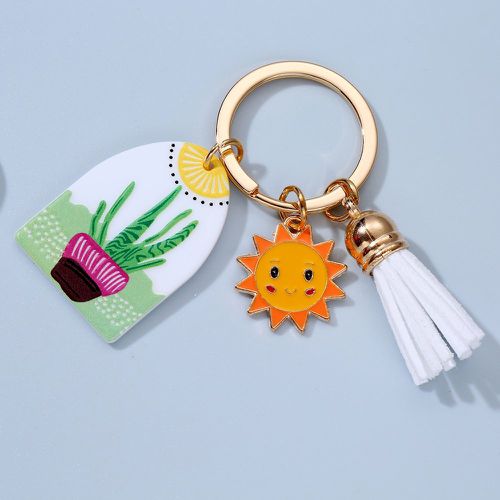 Porte-clés soleil & à franges - SHEIN - Modalova