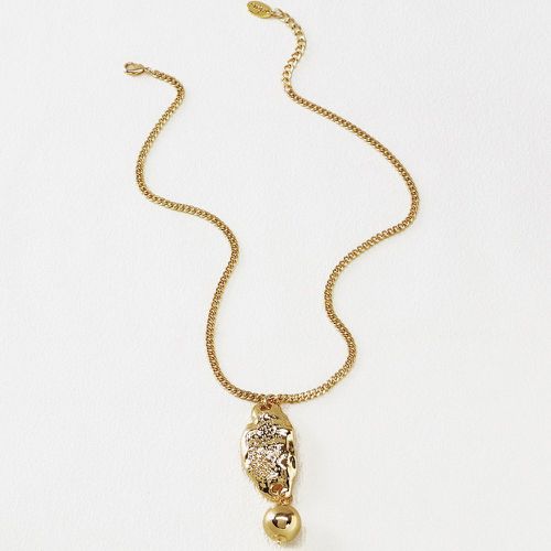Collier perle & à pendentif géométrique - SHEIN - Modalova