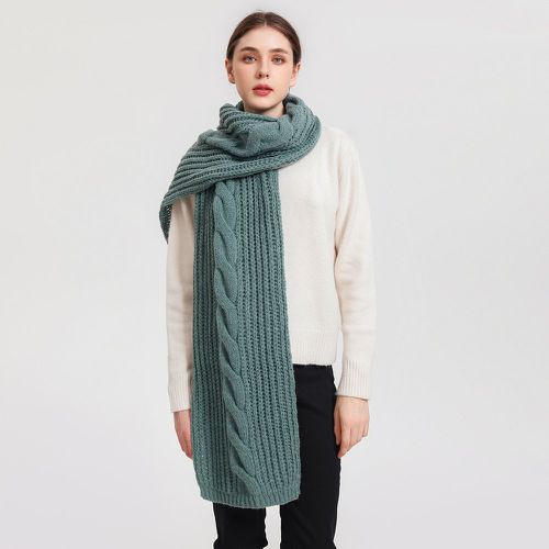 Écharpe en tricot torsadé - SHEIN - Modalova