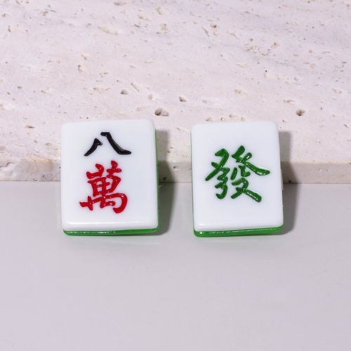 Pièces Pince à cheveux alligator mahjong - SHEIN - Modalova