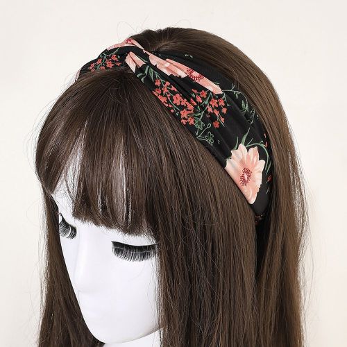 Bandeau pour cheveux à imprimé floral torsadé - SHEIN - Modalova