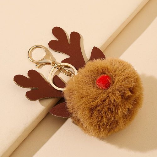 Porte-clés Noël à breloque cerf - SHEIN - Modalova