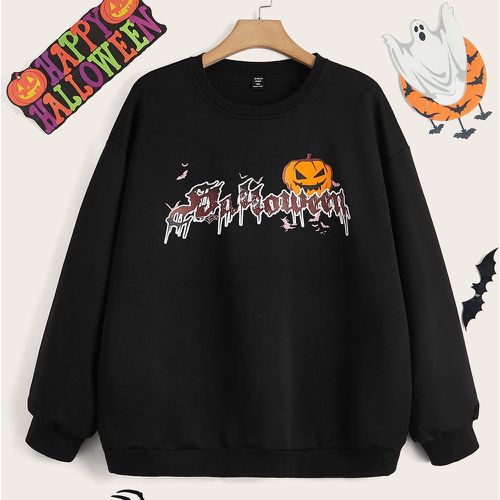 Sweat-shirt à imprimé halloween - SHEIN - Modalova