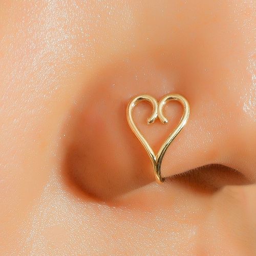 Piercing à nez design cœur - SHEIN - Modalova
