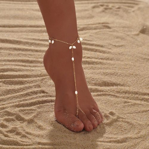 Bracelet de cheville à fausse perle mitaines - SHEIN - Modalova