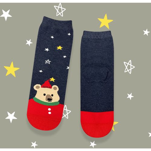 Chaussettes Noël à motif d'ours - SHEIN - Modalova