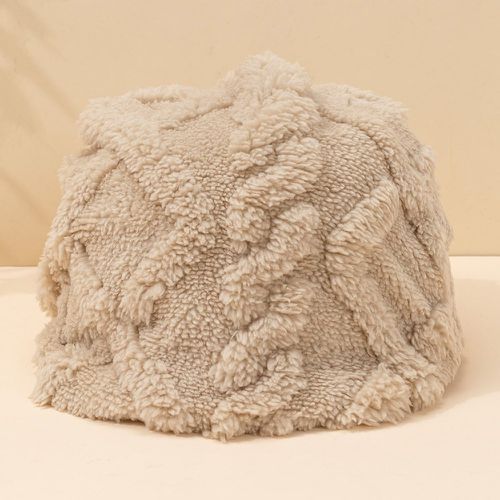 Bonnet unicolore en tissu duveteux - SHEIN - Modalova