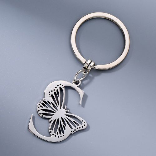 Porte-clés papillon et lettre breloque - SHEIN - Modalova