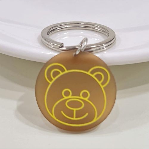 Porte-clés à motif ours dessin animé breloque - SHEIN - Modalova