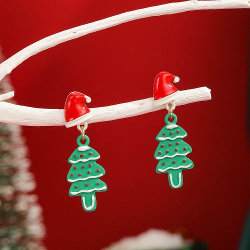 Pendants d'oreilles arbre de Noël - SHEIN - Modalova