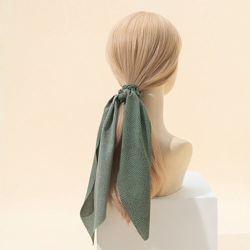 Élastique avec foulard pour cheveux à imprimé tacheture - SHEIN - Modalova