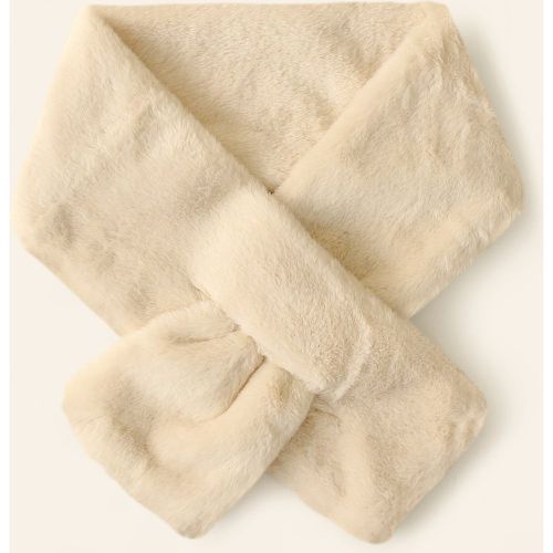Écharpe unicolore en tissu duveteux - SHEIN - Modalova