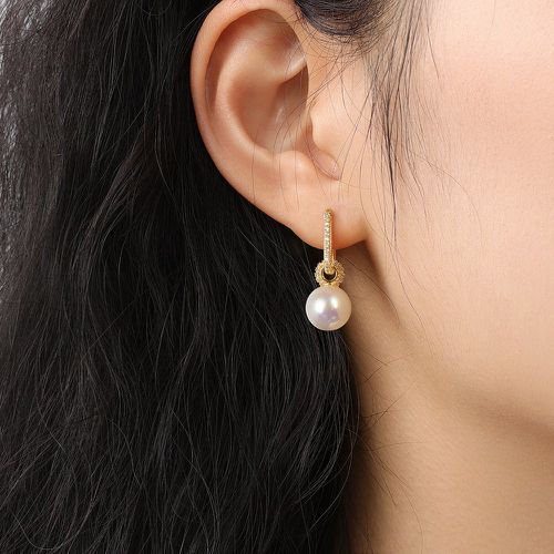 Pendants d'oreilles avec strass fausse perle - SHEIN - Modalova
