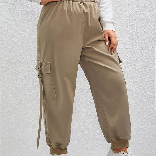 Pantalon cargo à boucle poche à rabat - SHEIN - Modalova
