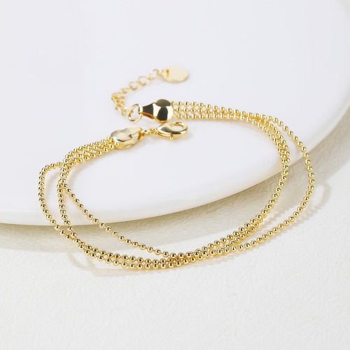 Bracelet perlé minimaliste multicouche - SHEIN - Modalova