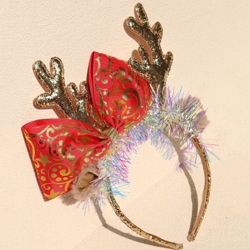 Bandeau Noël ramure à nœud papillon - SHEIN - Modalova
