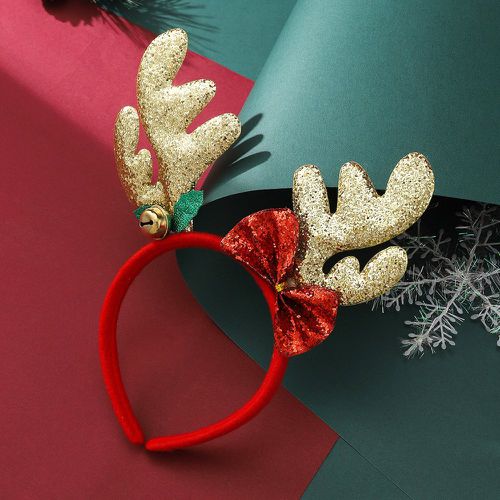 Bandeau Noël scintillant ramure & à nœud papillon - SHEIN - Modalova