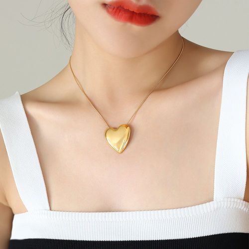 Collier à pendentif cœur - SHEIN - Modalova