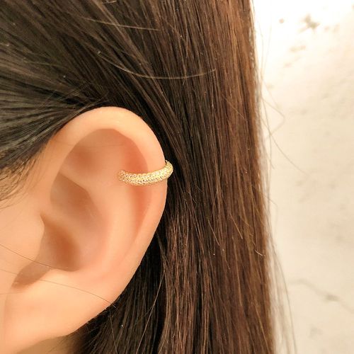 Pièce Clip d'oreille à zircone cubique - SHEIN - Modalova