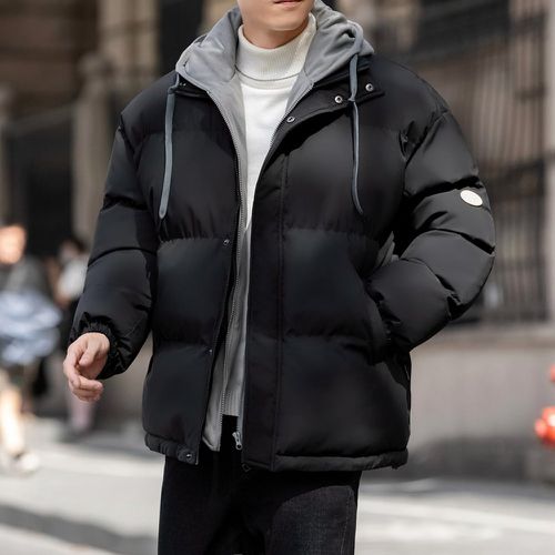 Manteau d'hiver à applique 2 en 1 à capuche - SHEIN - Modalova