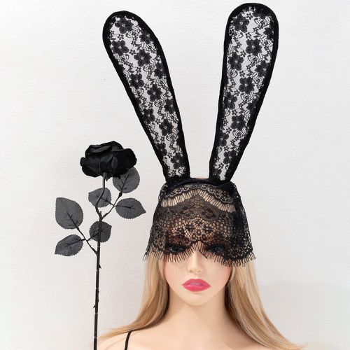Oreille de lapin Serre-tête pour costume & Fleur artificielle - SHEIN - Modalova