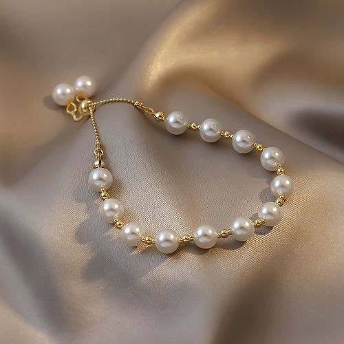 Bracelet perlé à fausse perle - SHEIN - Modalova