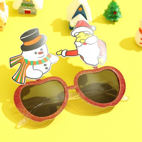 Lunettes de mode père Noël & à détail bonhomme de neige - SHEIN - Modalova
