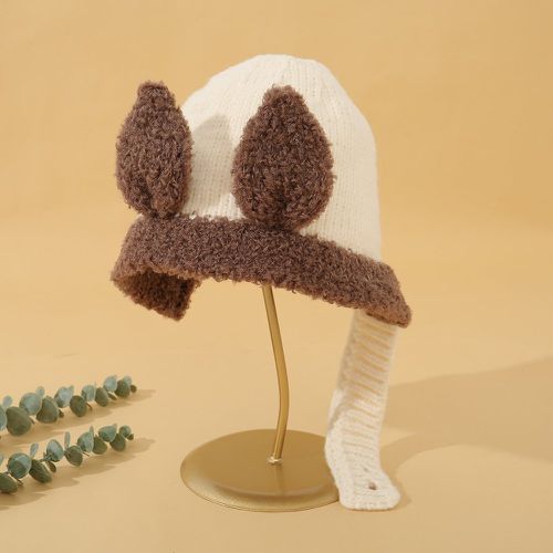 Chapeau bicolore à oreilles - SHEIN - Modalova