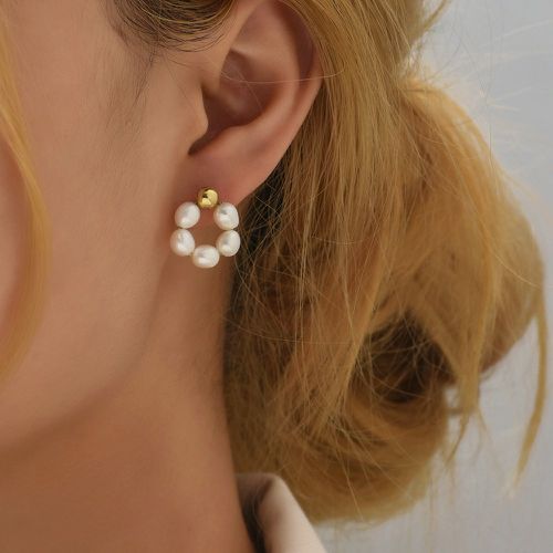 Boucles d'oreilles à fausse perle - SHEIN - Modalova